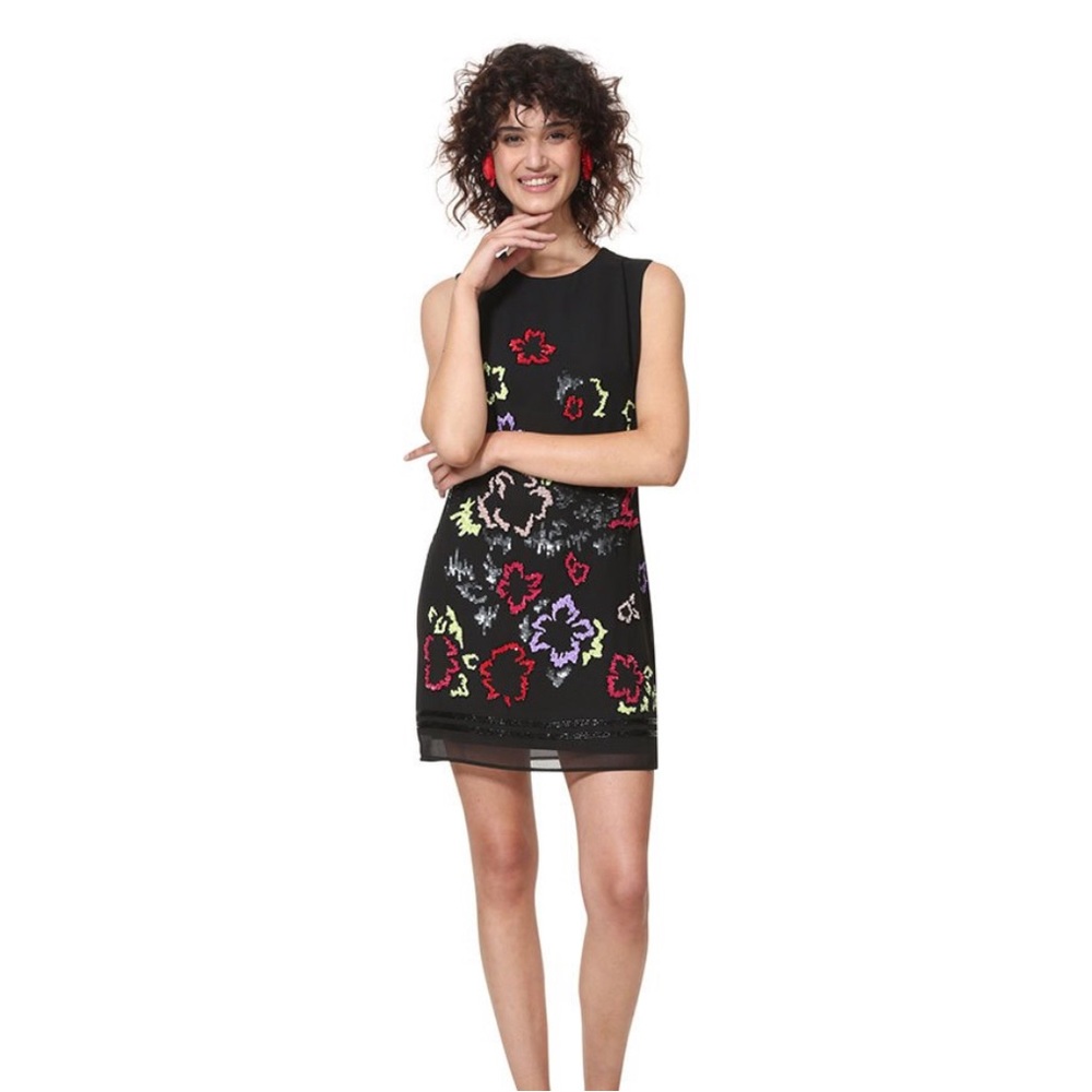 Desigual seqins Emma dress size euro 38
